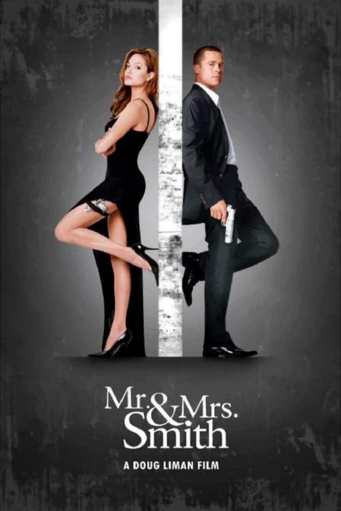 Wall posters Mr. & Mrs. Smith movie posters Cool Artwork Home Decor Posters Gift Ideas Room Wall Decoration Canvas prints