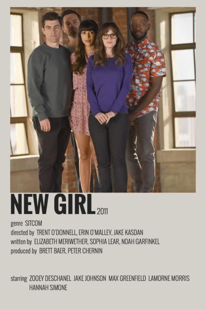 Wall posters New Girl movie posters Cool Artwork Home Decor Posters Gift Ideas Room Wall Decoration Canvas prints