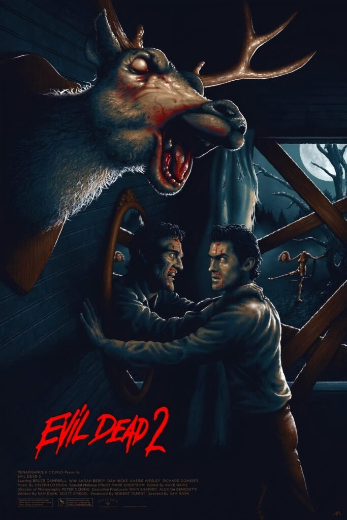 Wall posters Evil Dead 2 horror movie posters Cool Artwork Home Decor Posters Gift Ideas Room Wall Decoration Canvas prints