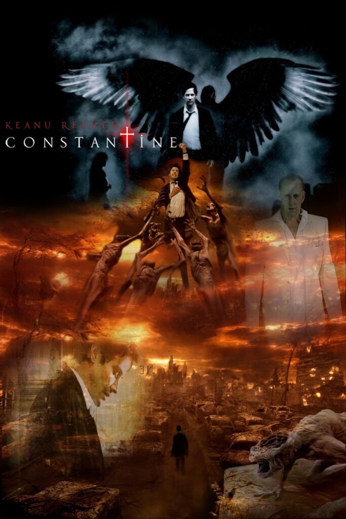 Wall posters Constantine movie posters Cool Artwork Home Decor Posters Gift Ideas Room Wall Decoration Canvas prints