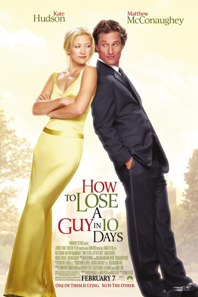 Wall posters How to Lose a Guy in 10 Days movie posters Cool Artwork Home Decor Posters Gift Ideas Room Wall Decoration Canvas prints