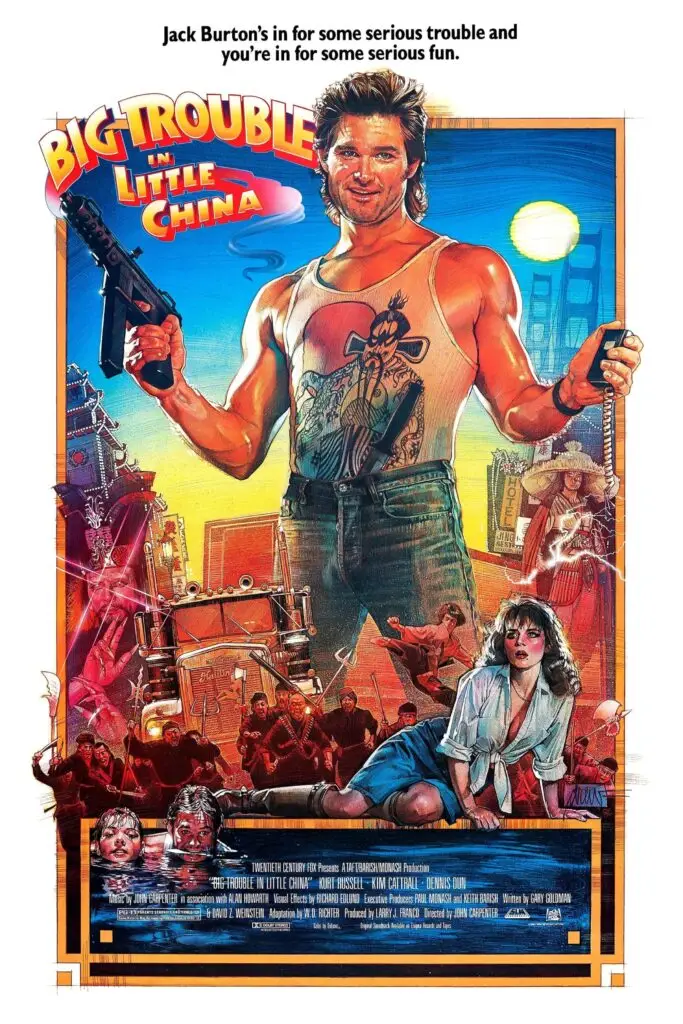 Wall posters Big Trouble in Little China movie posters Cool Artwork Home Decor Posters Gift Ideas Room Wall Decoration Canvas prints