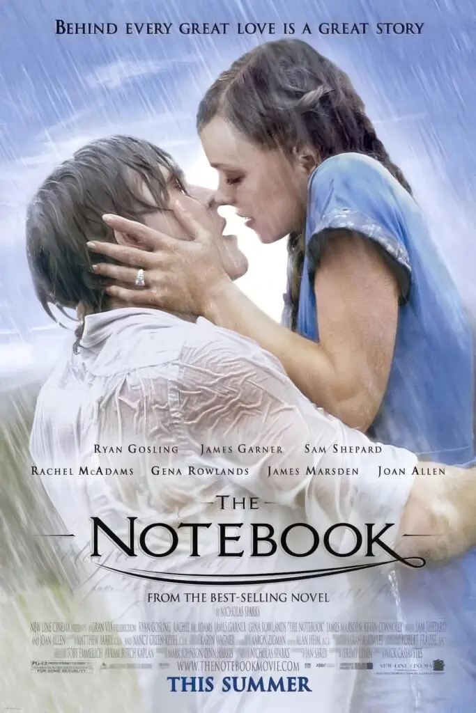 Wall Posters THE NOTEBOOK Movie Poster Room Wall Decoration Canvas Poster prints