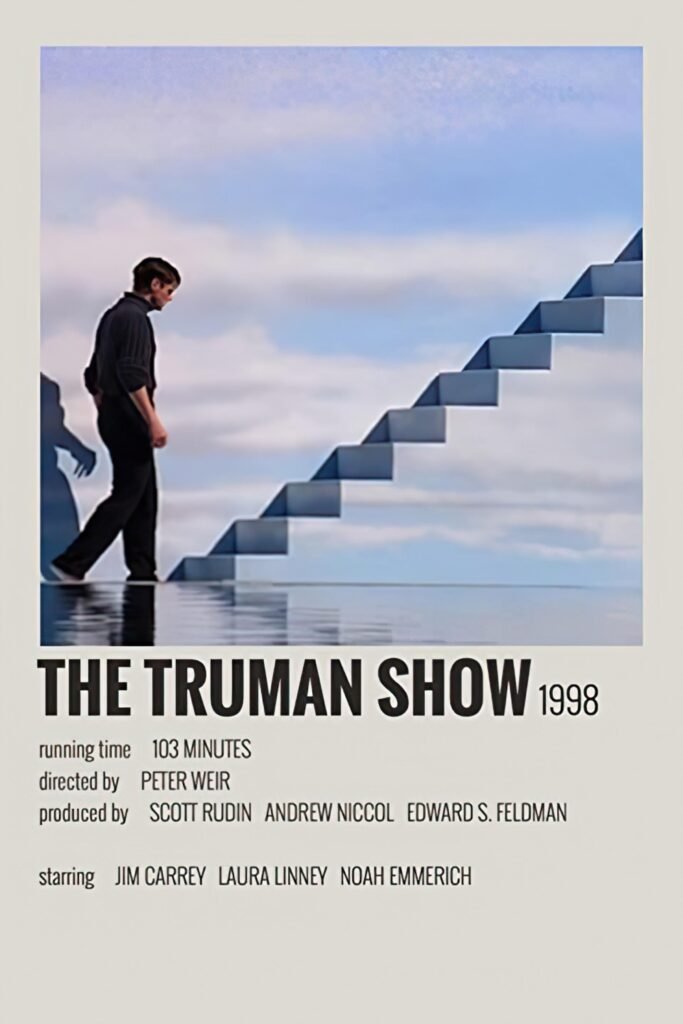 Wall posters THE TRUMAN SHOW movie posters Cool Artwork Home Decor Posters Gift Ideas Room Wall Decoration Canvas prints