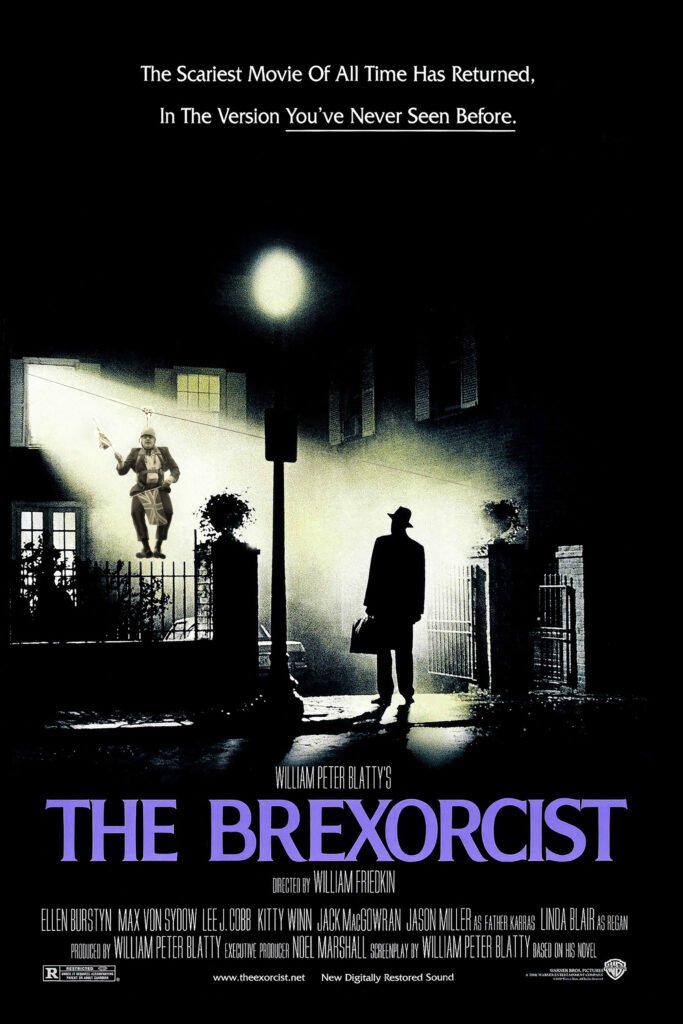 Wall posters The Brexorcist movie posters Cool Artwork Home Decor Posters Gift Ideas Room Wall Decoration Canvas prints