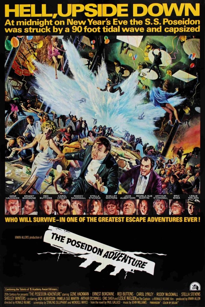 Wall posters Poseidon Adventure-1972 movie posters Cool Artwork Home Decor Posters Gift Ideas Room Wall Decoration Canvas prints