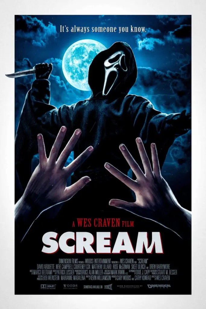 Wall posters Scream movie posters Cool Artwork Home Decor Posters Gift Ideas Room Wall Decoration Canvas prints