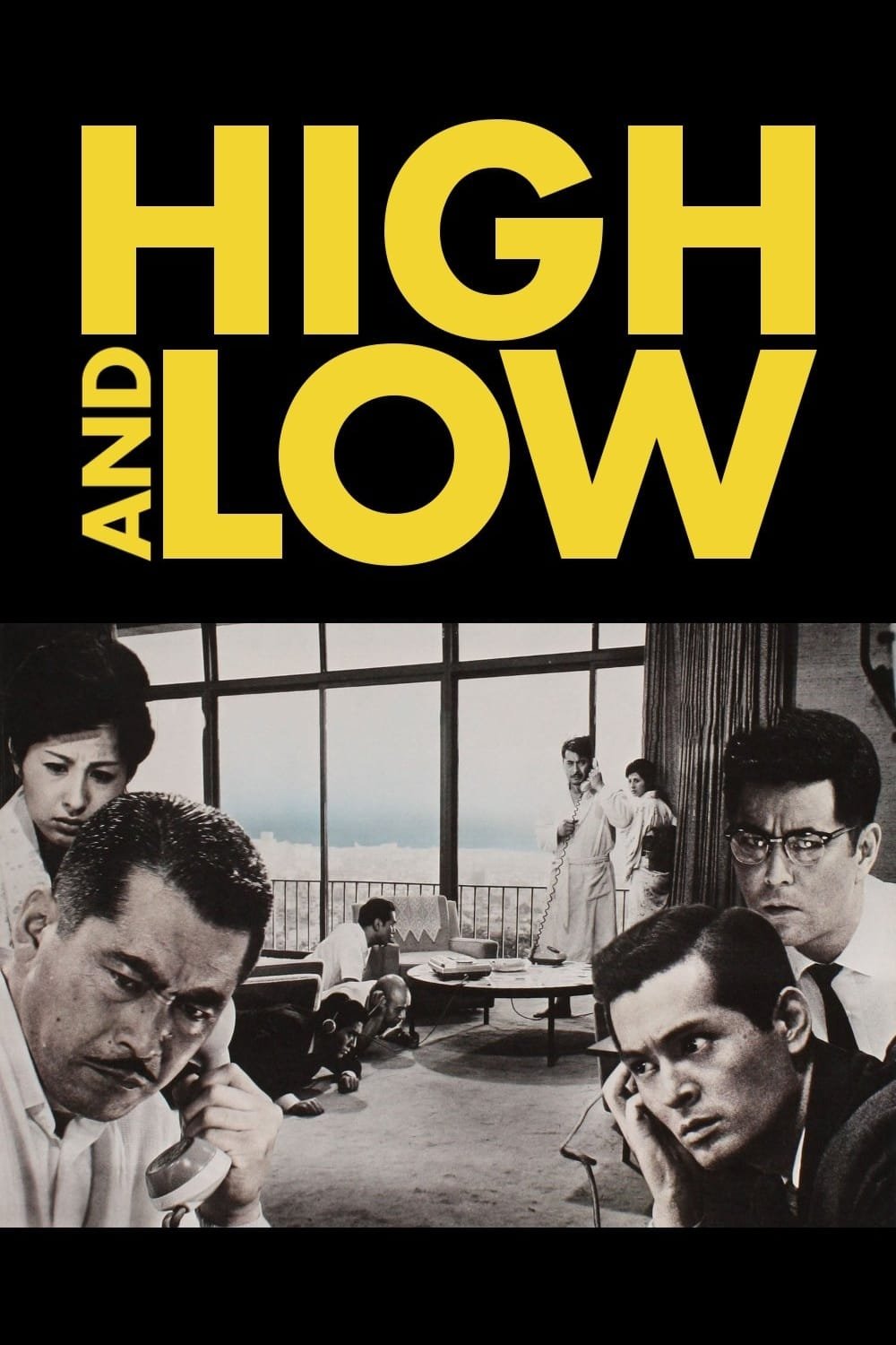 Wall posters High and Low old movie posters Room Wall Decoration Canvas Poster prints