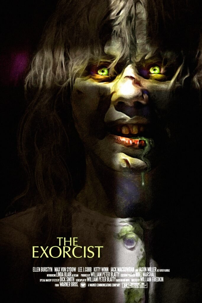 wall posters The Exorcist horror movie poster Room Wall Decoration Canvas Poster prints